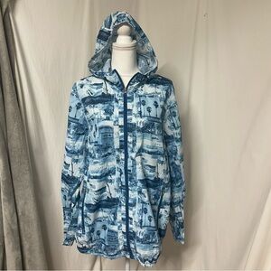Chip & Pepper Graphic Surf Print Light Jacket XL